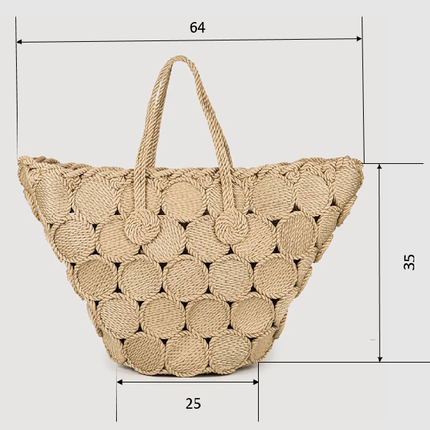 Nissi Woven Circes Beach Bag