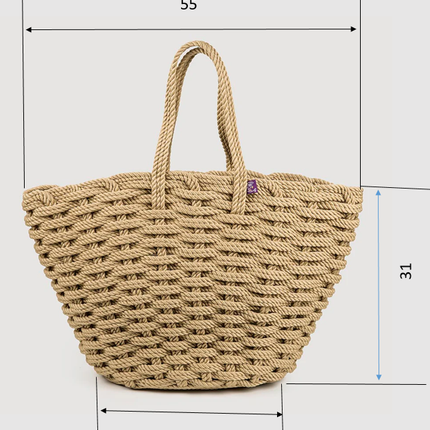 Nissi Woven Beach Bag