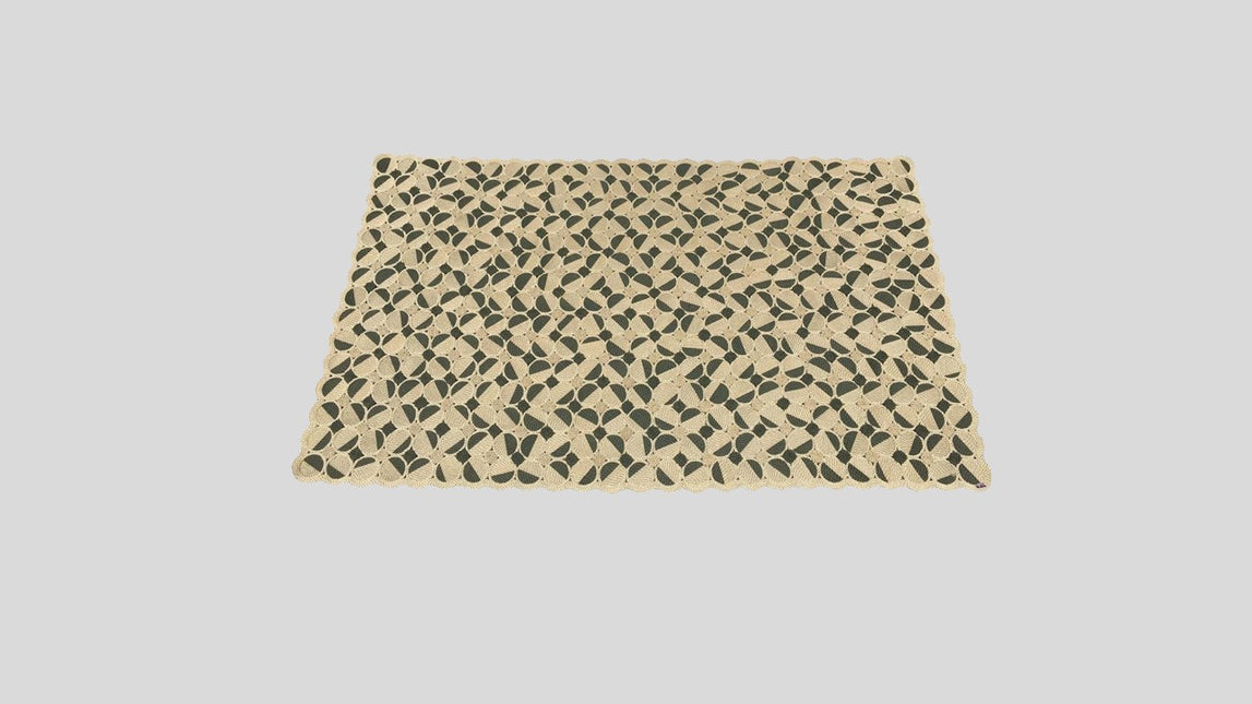 Camel/Olive Rectangular Rug