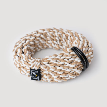 Camel/White Rope Belt