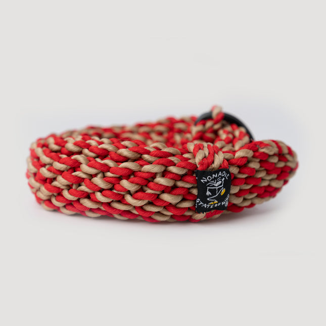 Camel/Red Rope Belt