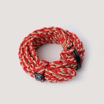 Camel/Red Rope Belt