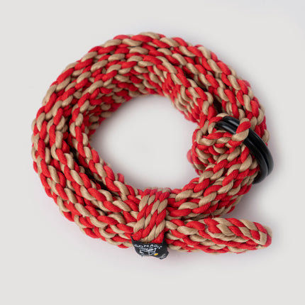 Camel/Red Rope Belt