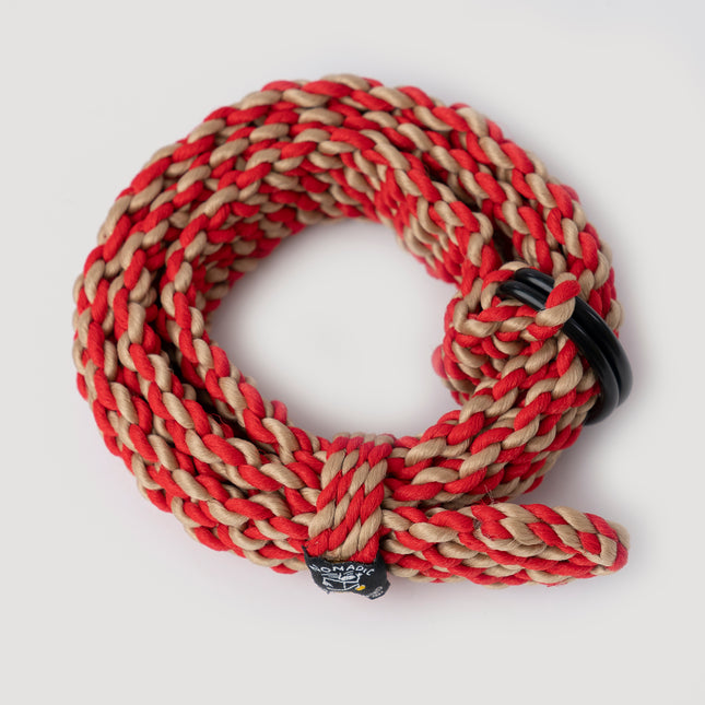 Camel/Red Rope Belt