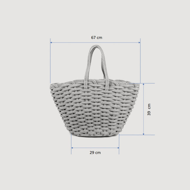 Nissi Woven Beach Bag