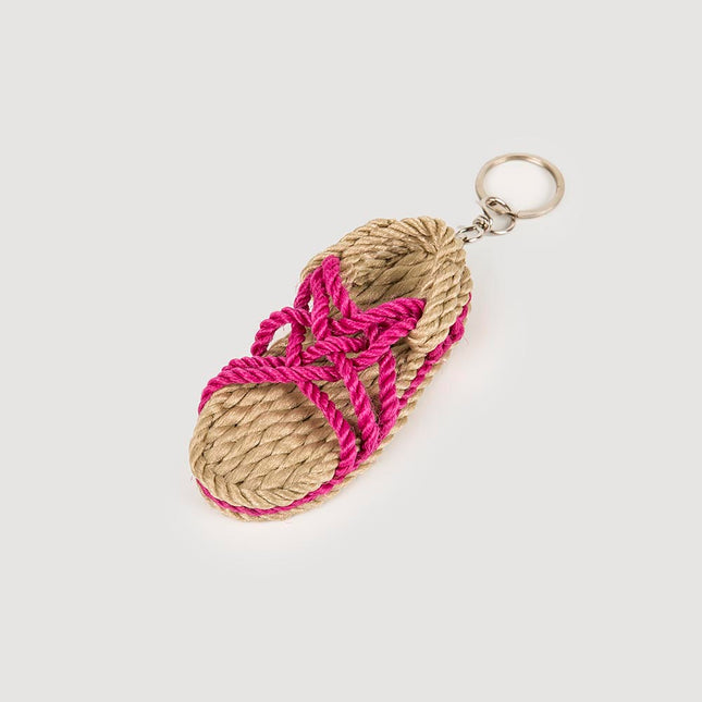 Jc Camel&amp;Fuchsia Keychain