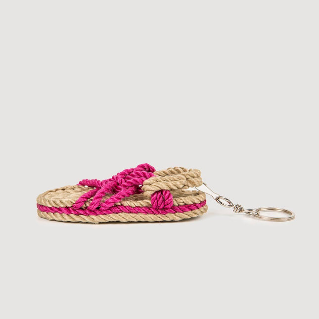 Jc Camel&amp;Fuchsia Keychain