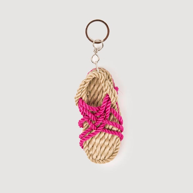 Jc Camel&amp;Fuchsia Keychain