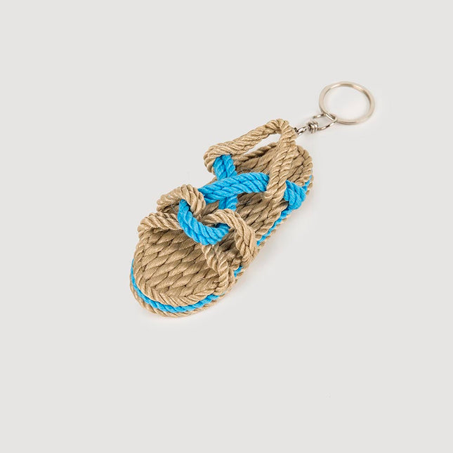 Mountain Momma Camel&amp;Navy Keychain