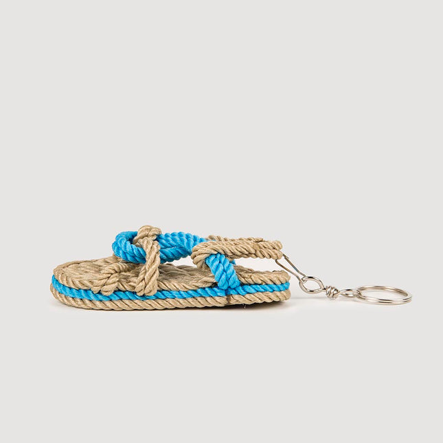 Mountain Momma Camel&amp;Navy Keychain