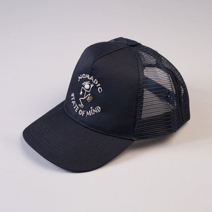 Blue Bamboo Cap