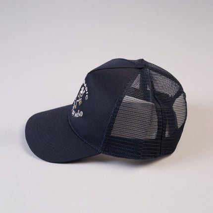 Blue Bamboo Cap