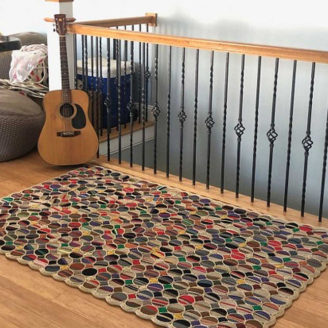 Multicolor Rectangular Rug