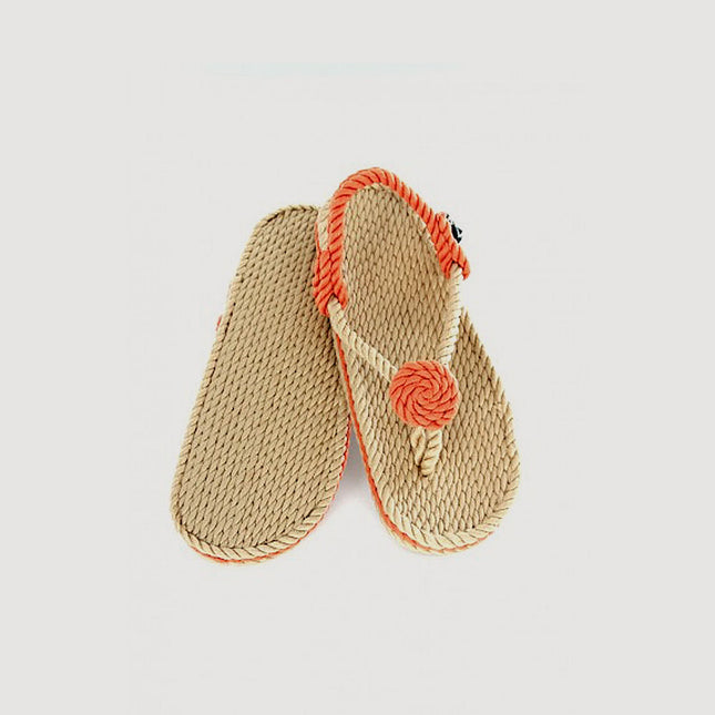 Flower Flop Camel/Orange