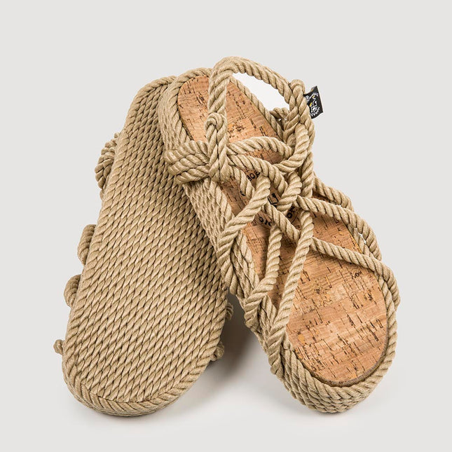 Plataforma JC Camel com sola de cortiça