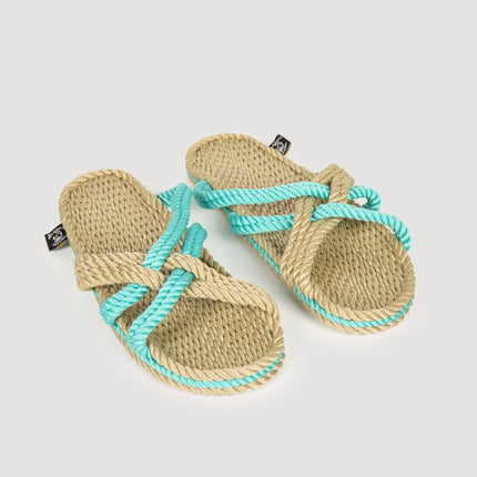 Slip On Camel-Turquoise